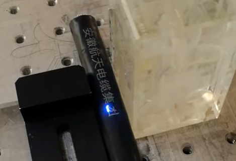 RFH 3w 5w uv 레이저 새겨진 PVC 플라스틱 파이프