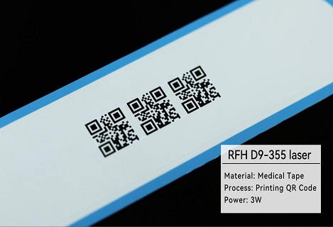 RFH D9 3W 표시 QR 코드, 명확한 패턴.