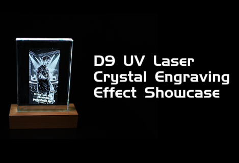 D9 UV Laser: 3D Crystal Internal Engraving for Portrait Photos
