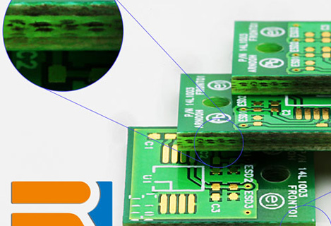 버와 번트가 없는 UV 레이저 커팅 PCB